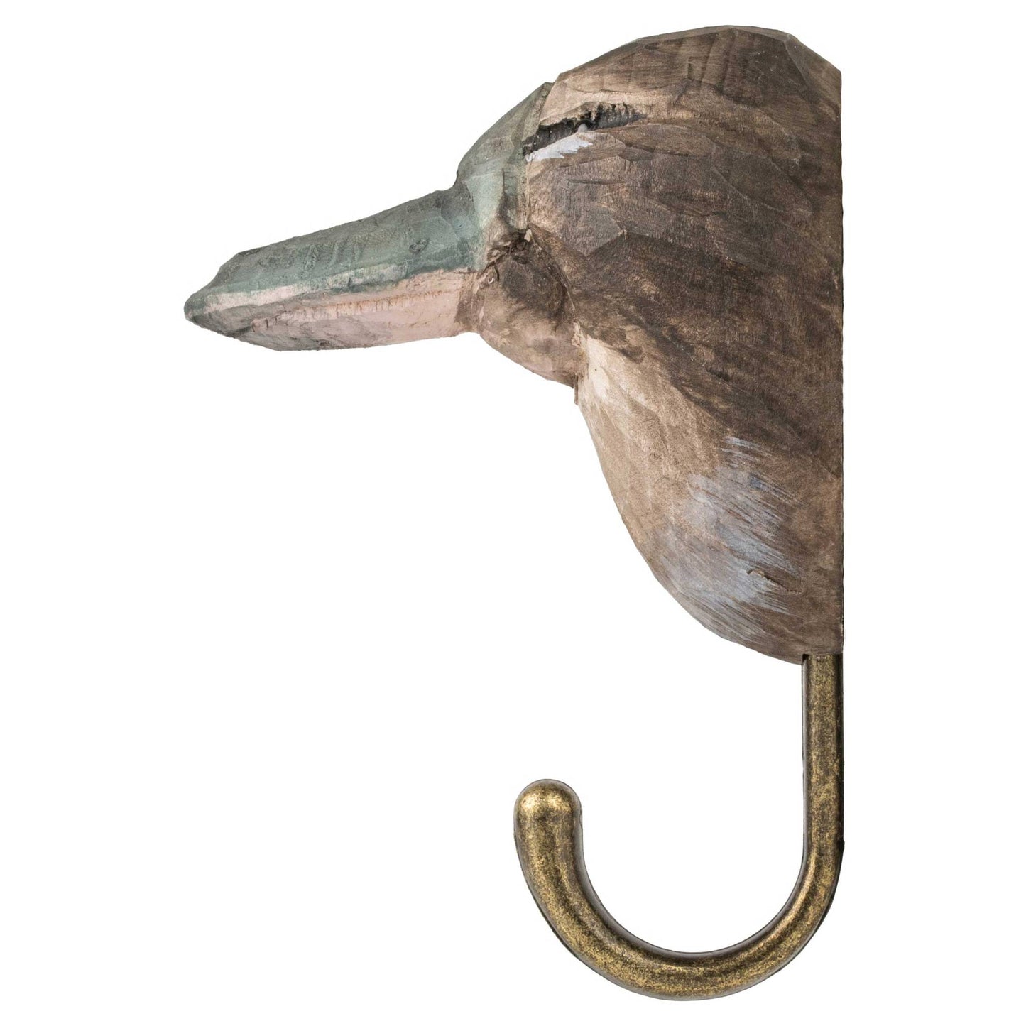 Wildlife Garden Decohook Platypus (hand-carved)