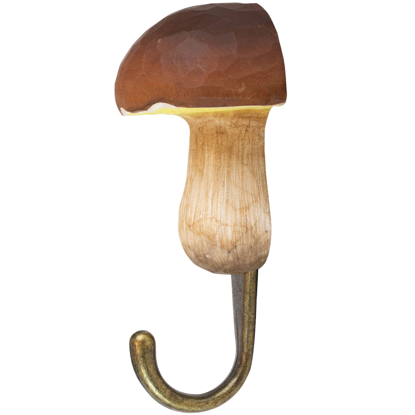 Wildlife Garden DecoHook Wall Hook Boletus (hand-carved)