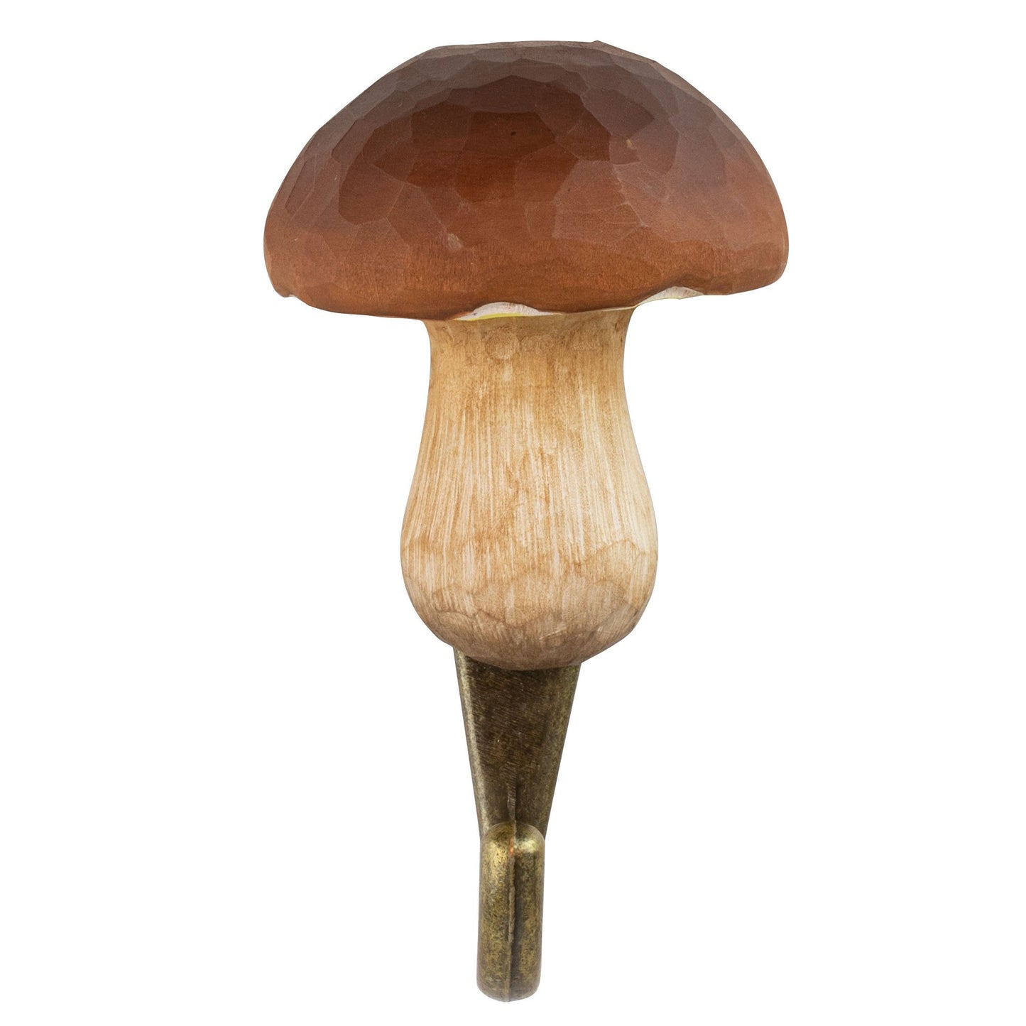 Wildlife Garden DecoHook Wall Hook Boletus (hand-carved)