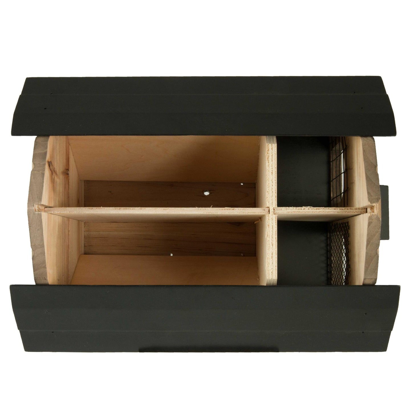 Wildlife Garden Futterscheune Höhe 21,5 cm Breite 25 cm Länge 32 cm schwederot