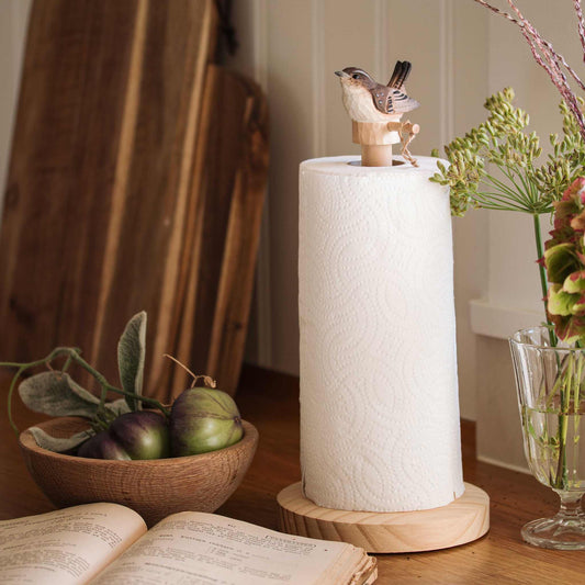 Wildlife Garden Küchenrollenhalter Zaunkönig für Küchenrollen 23 oder 26 cm