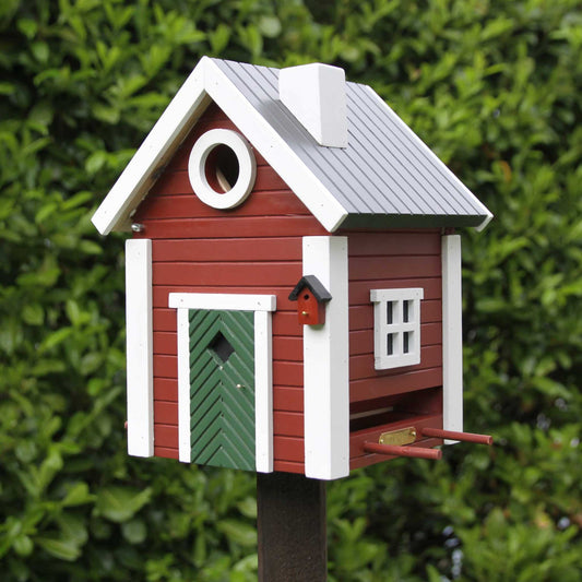 Wildlife Garden Multiholk Swedish Cottage plus Bird Feeder / Nest Box 2 Liters