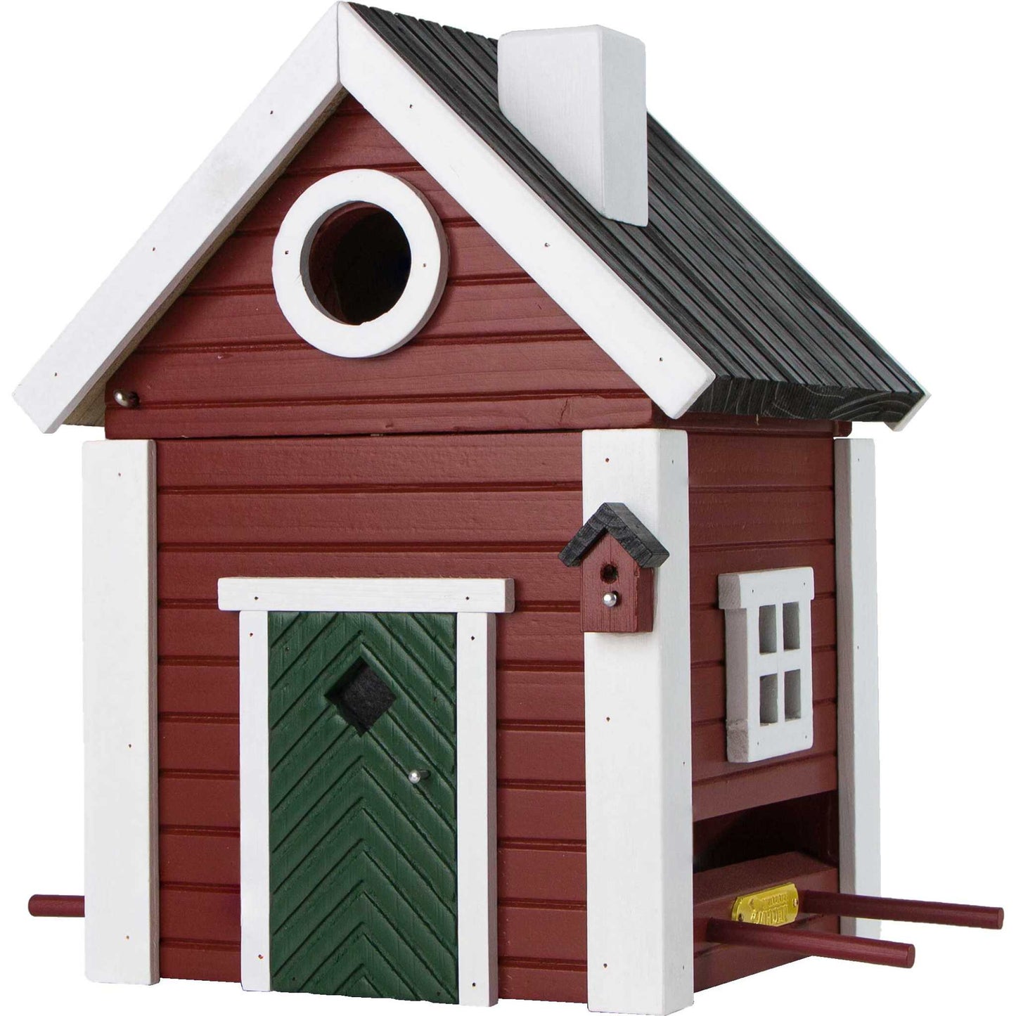 Wildlife Garden Multiholk Swedish Cottage plus Bird Feeder / Nest Box 2 Liters