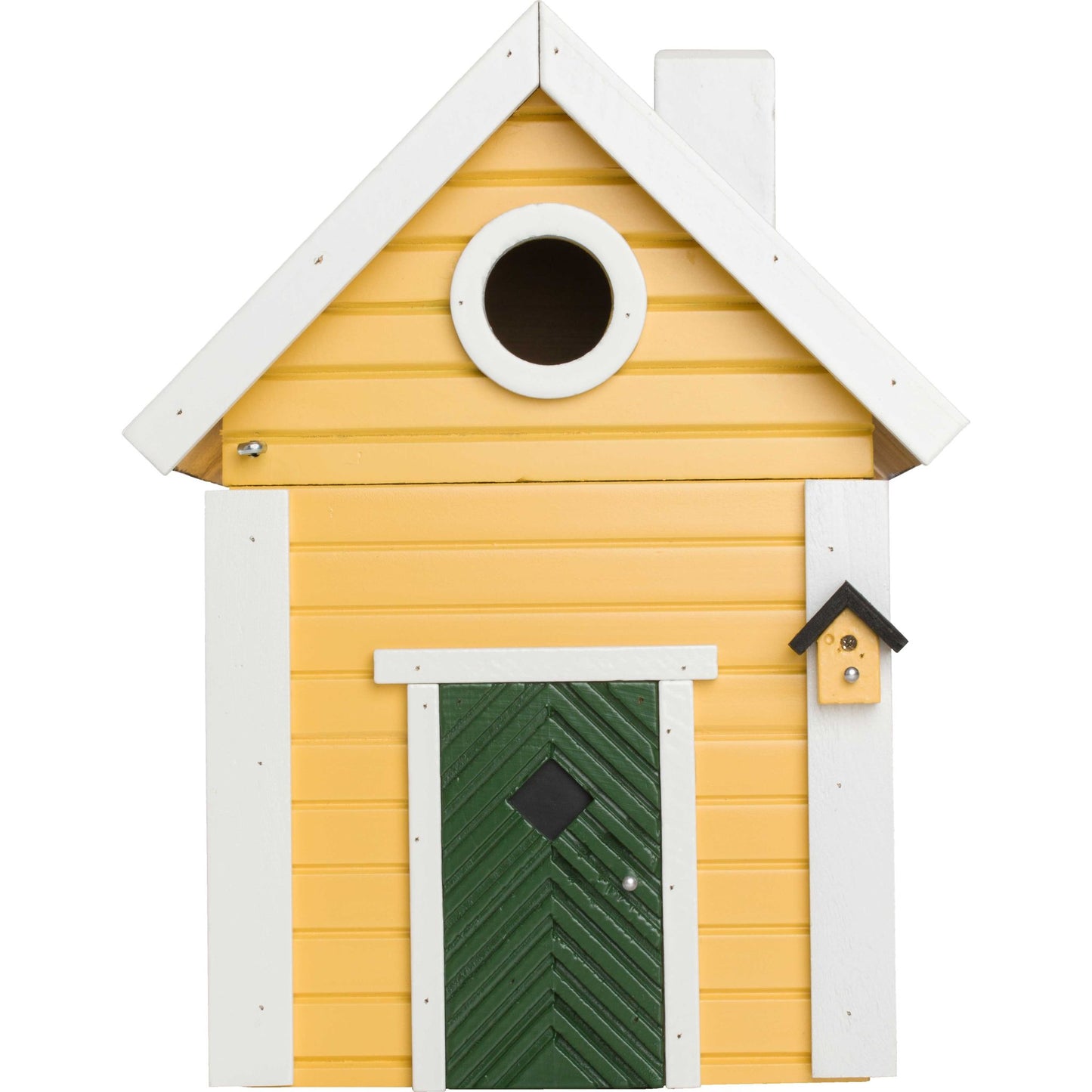 Wildlife Garden Multiholk Villa Plus Bird Feeder / Nest Box Yellow, White 2 Litres