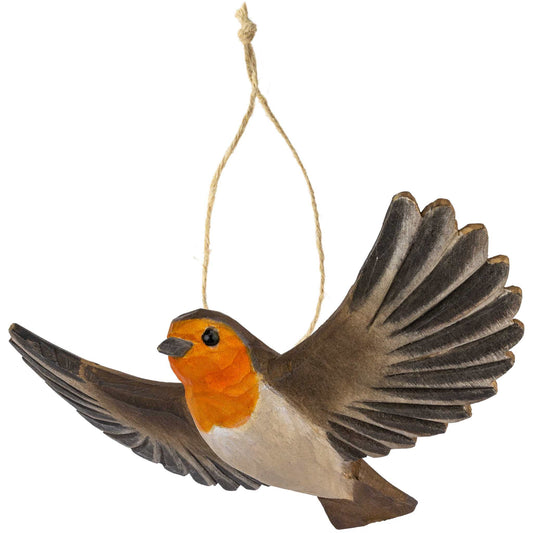 Wildlife Garden Weihnachtsbaumschmuck fliegendes Rotkehlchen zum Hängen