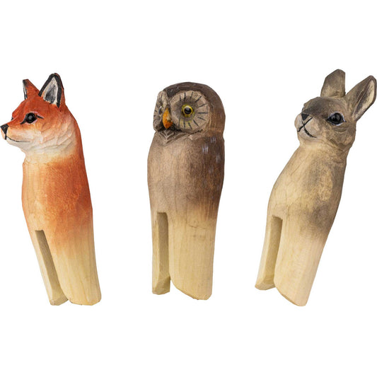 Wildlife Garden Weihnachtsbaumschmuck Waldrand (Fuchs, Eule, Hase) 3er Set