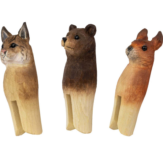 Wildlife Garden Weihnachtsbaumschmuck Wildnis (Bär, Luchs, Eichhörnchen) 3er Set